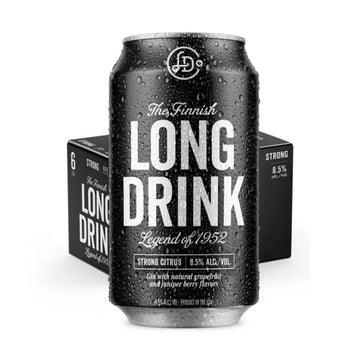 The Long Drink 'Strong Citrus' Flavored Gin 6-Pack - LoveScotch.com