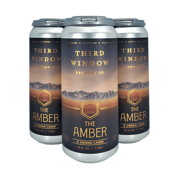 Third Window Brewing Co. 'The Amber' Vienna Lager Beer 4-Pack - LoveScotch.com