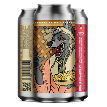 Tripping Animals Brewing Co. 'Hairy Grandma Fingers' Sour Ale Beer 4-Pack - ForWhiskeyLovers.com