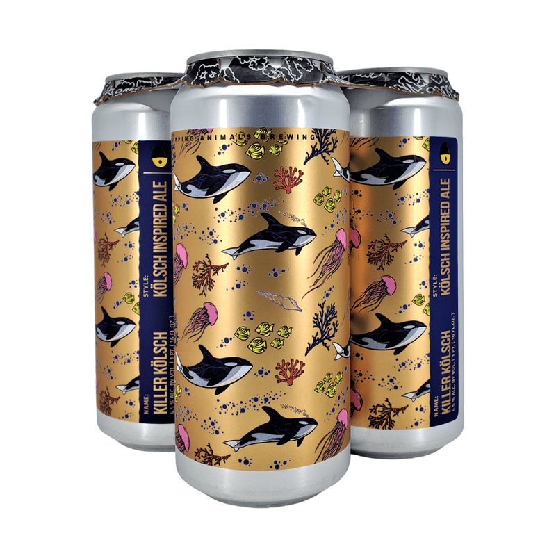 Tripping Animals Brewing Co. 'Killer Kolsch' Inspired Ale Beer 4-Pack - LoveScotch.com