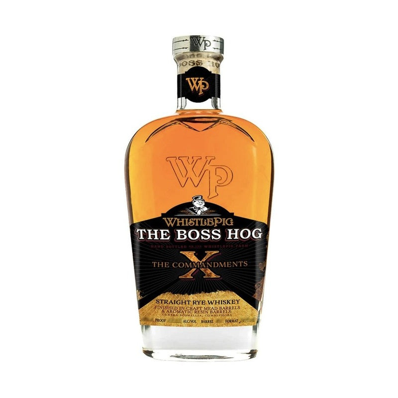 WhistlePig The Boss Hog X: 'The Commandments' Straight Rye Whiskey - LoveScotch.com