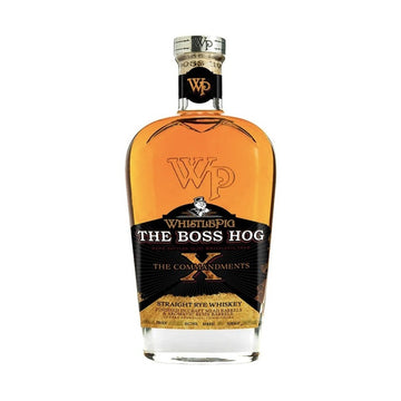 WhistlePig The Boss Hog X: 'The Commandments' Straight Rye Whiskey - LoveScotch.com