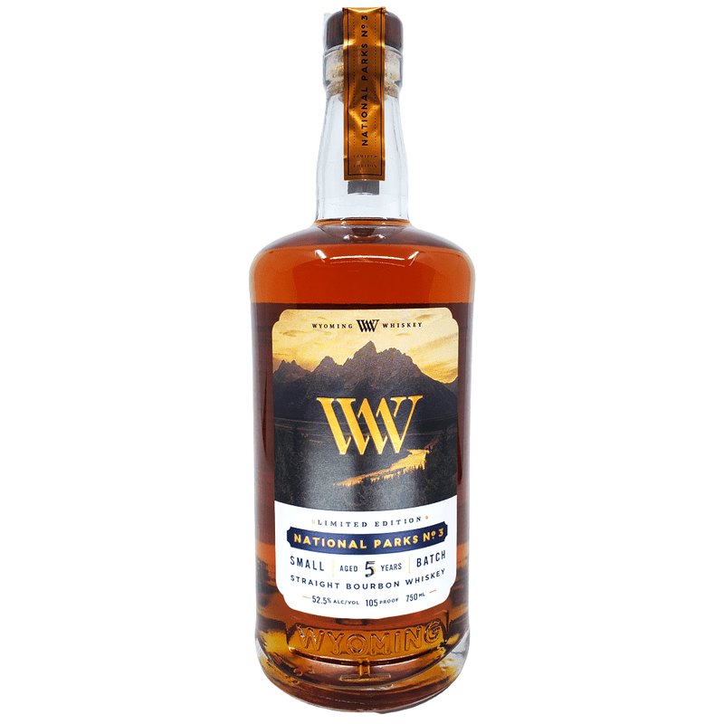 Wyoming Whiskey National Parks No. 3 Small Batch 5 Year Old Straight Bourbon Whiskey - LoveScotch.com 