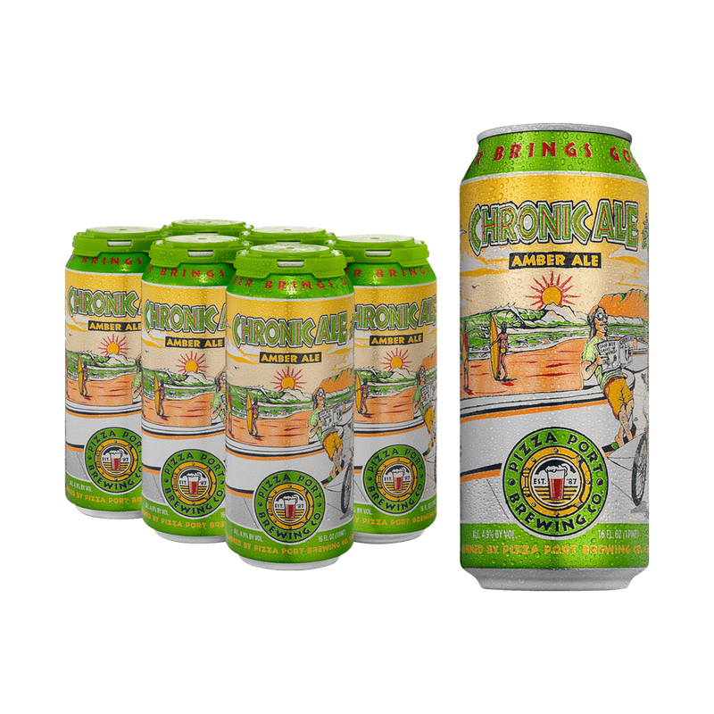 Pizza Port Brewing Co. 'Chronic Ale' Amber Ale Beer 6-Pack - LoveScotch.com