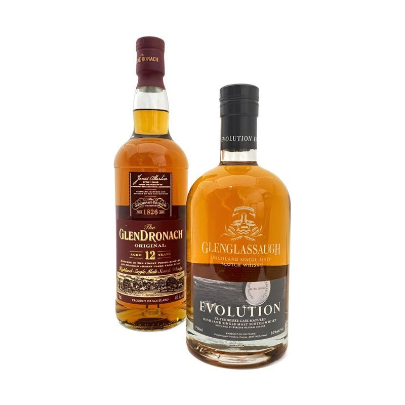 Glenglassaugh Evolution & Glendronach 12 Year Old Bundle - LoveScotch.com