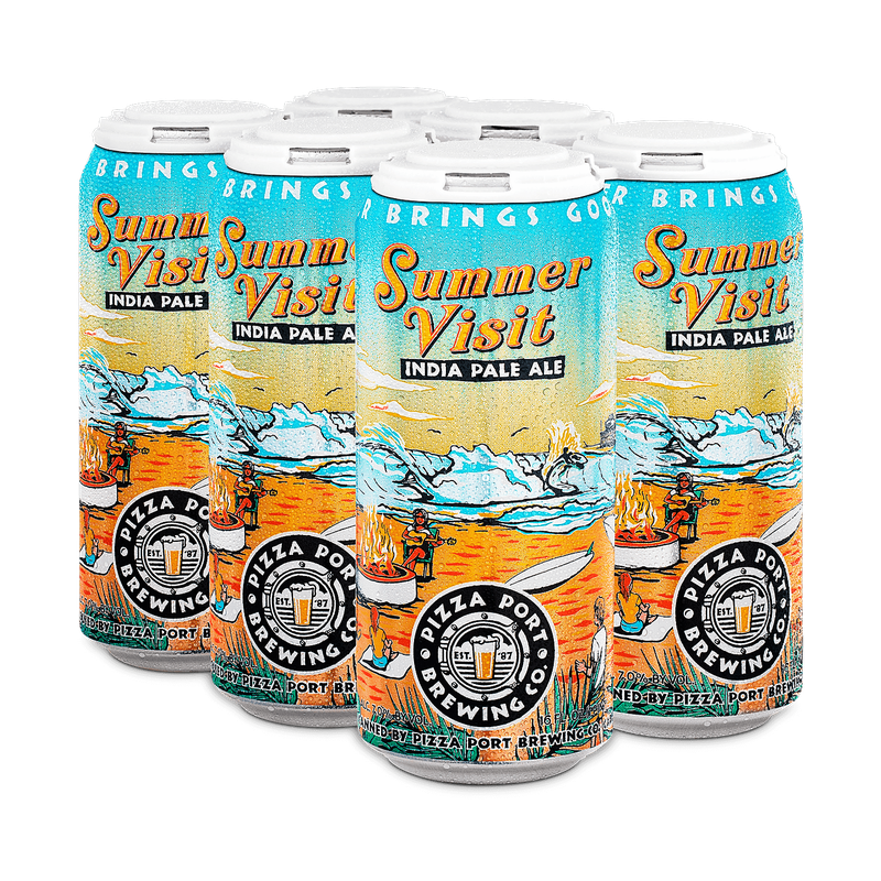 Pizza Port Brewing Co. Rotating IPA 6-pack Cans - LoveScotch.com