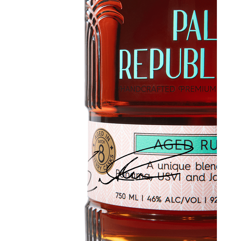 Palm Republic 'Silver & Aged Rum Bundle' Signed by Eric Winter - LoveScotch.com