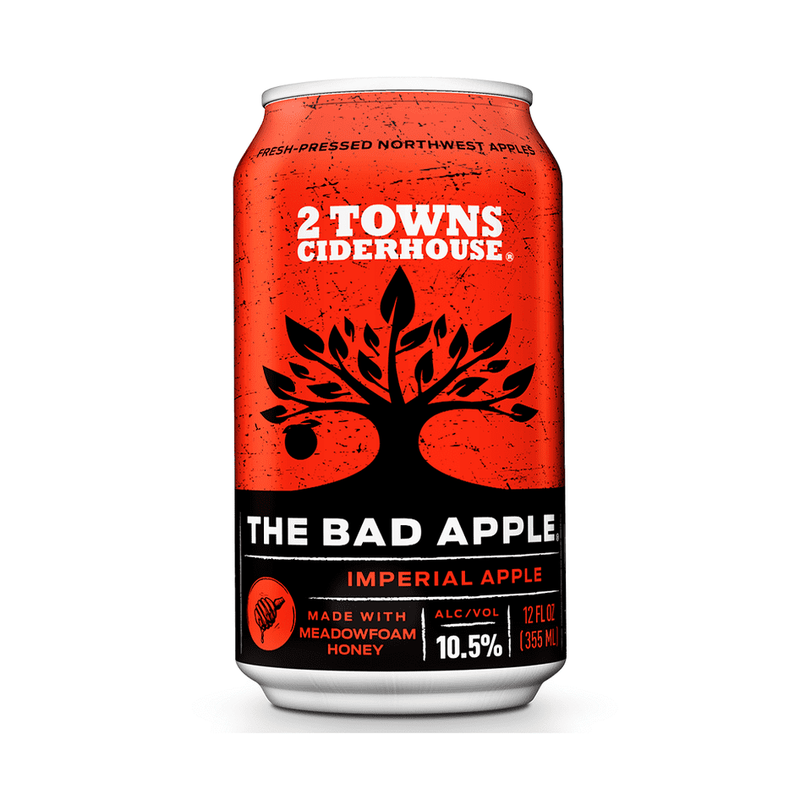 2 Towns Ciderhouse The Bad Apple Imperial Hard Cider 4-Pack - LoveScotch.com