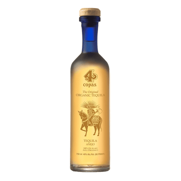 4 Copas Anejo Organic Tequila - LoveScotch.com