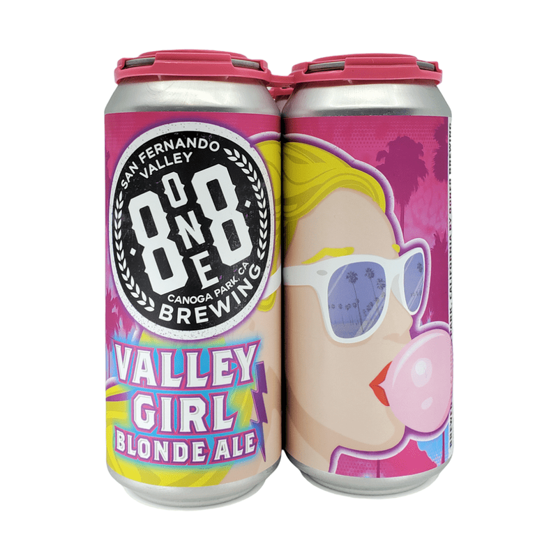 8one8 Brewing 'Valley Girl Blonde' Blonde Ale Beer 4-Pack - LoveScotch.com