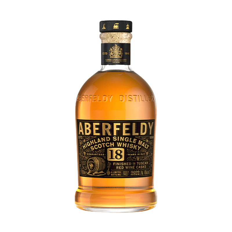 Aberfeldy 18 Year Old Tuscan Red Wine Cask Finish Highland Single Malt Scotch Whisky - LoveScotch.com