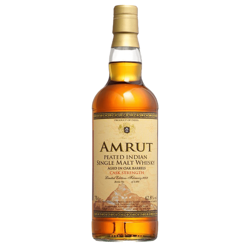 Amrut Peated Cask Strength Single Malt Indian Whisky - LoveScotch.com