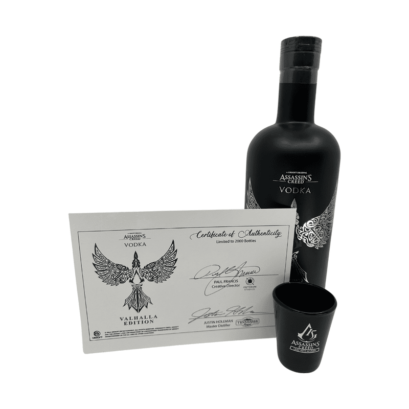 Assassin's Creed Vodka 'Valhalla Edition' Collectors Release with Certificate & Glass - LoveScotch.com