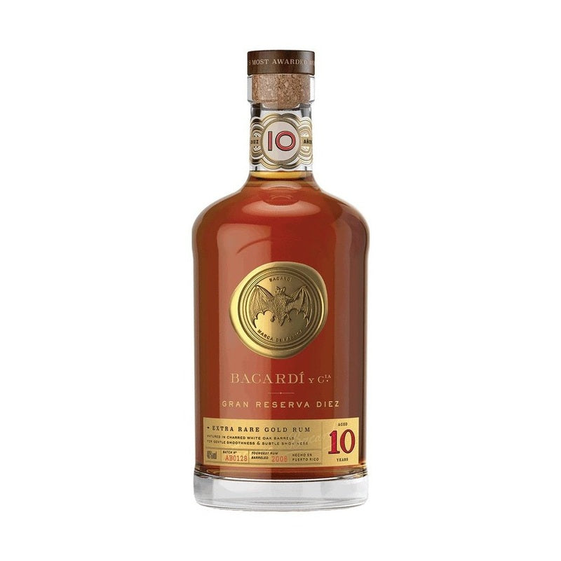 Bacardí Gran Reserva Diez 10 Year Old Extra Rare Gold Rum - LoveScotch.com