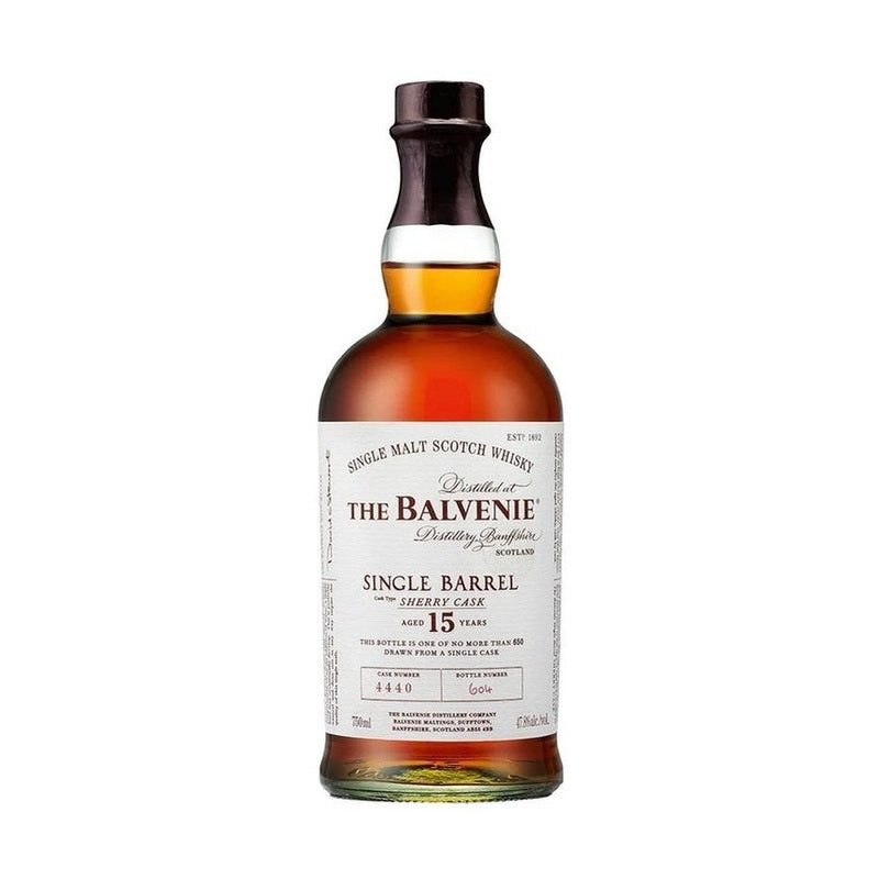 The Balvenie 15 Year Old Single Barrel Sherry Cask Single Malt Scotch Whisky - LoveScotch.com