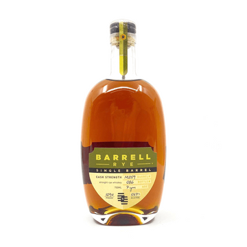Barrell 7 Year Old Single Barrel Rye LVS Selection 109.4 Proof - LoveScotch.com