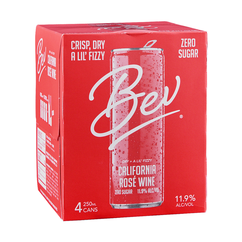 Bev Rosé Wine 4-Pack - LoveScotch.com