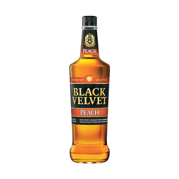 Black Velvet Peach Blended Canadian Whisky - LoveScotch.com