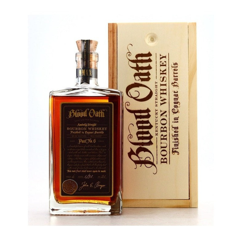 Blood Oath Pact No. 6 Kentucky Straight Bourbon Whiskey Cognac Barrels Finish - LoveScotch.com