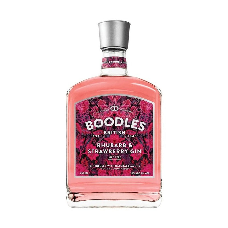Boodles British Rhubarb & Strawberry Gin - LoveScotch.com
