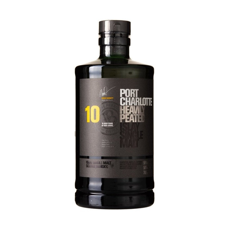 Bruichladdich Port Charlotte 10 Year Old Heavily Peated Islay Single Malt Scotch Whisky - LoveScotch.com