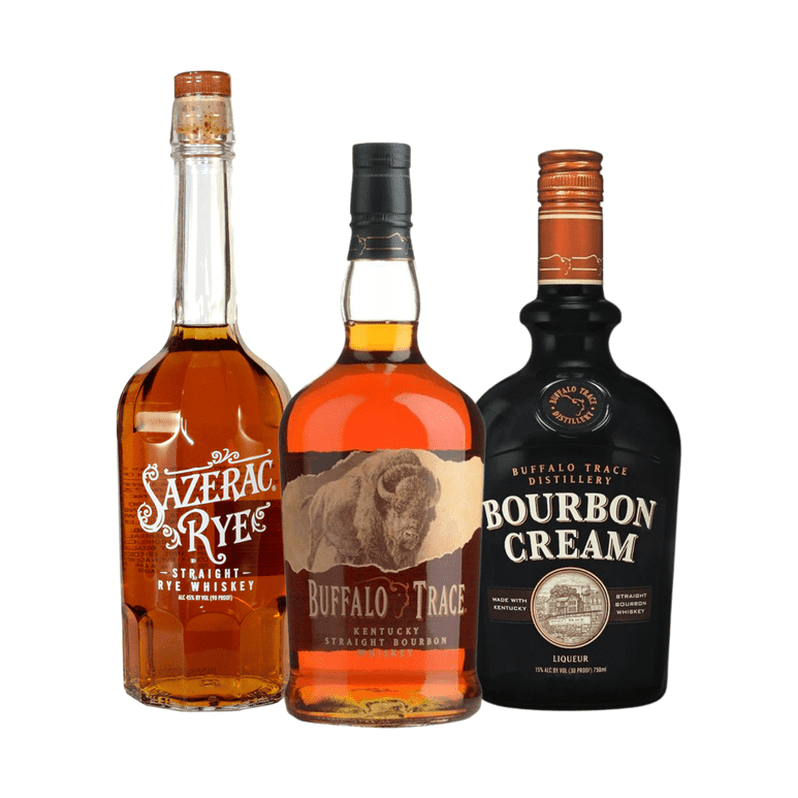 Buffalo Trace 1L, Sazerac Rye, & Buffalo Trace Cream Bundle - LoveScotch.com