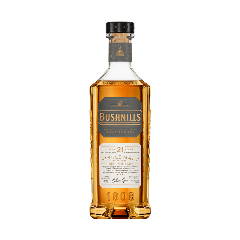 Bushmills 21 Year Old Single Malt Rare Irish Whiskey - LoveScotch.com