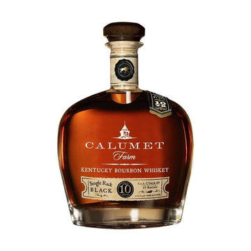 Calumet Farm Single Rack Black 10 Year Old Kentucky Straight Bourbon Whiskey - LoveScotch.com