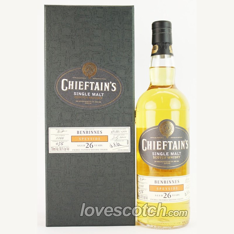 Chieftain's Benrinnes 26 Year Old | LoveScotch.com