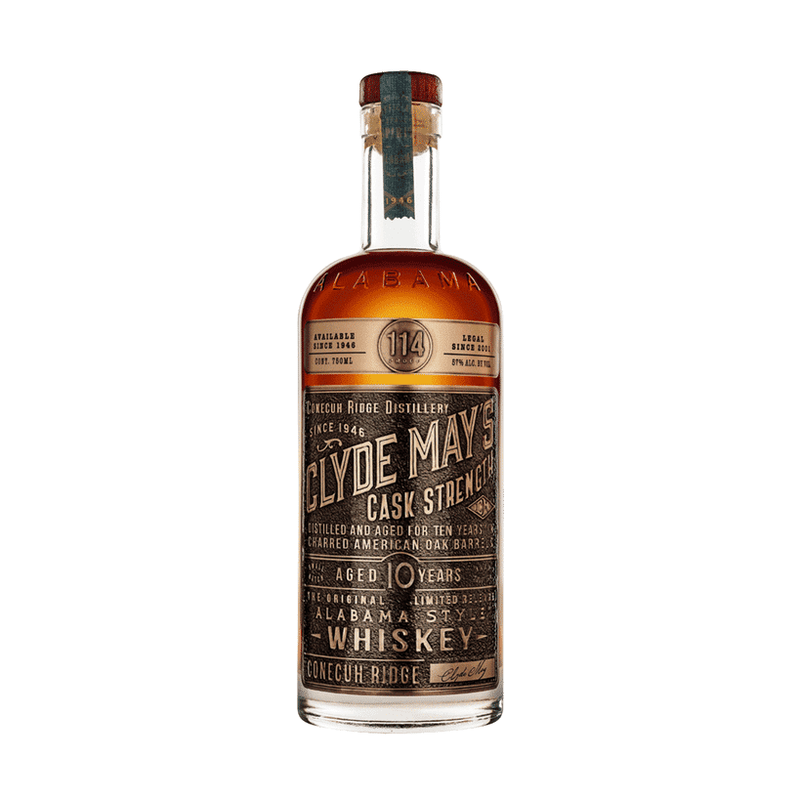 Clyde May's 10 Year Cask Strength Alabama Whiskey - LoveScotch.com