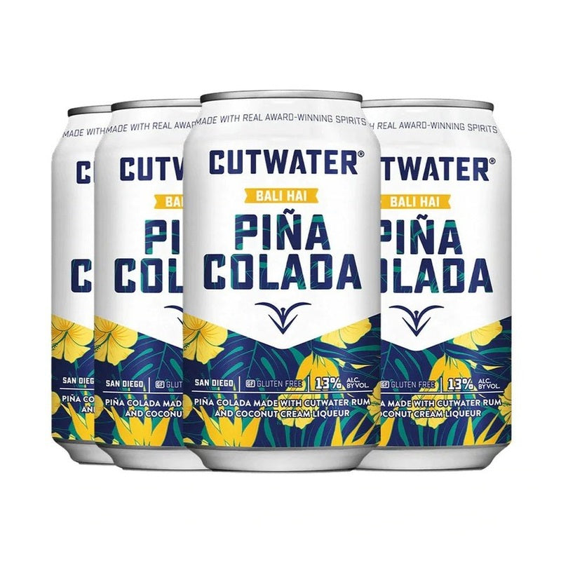 Cutwater Bali Hai Pina Colada 4-Pack Cocktail - LoveScotch.com