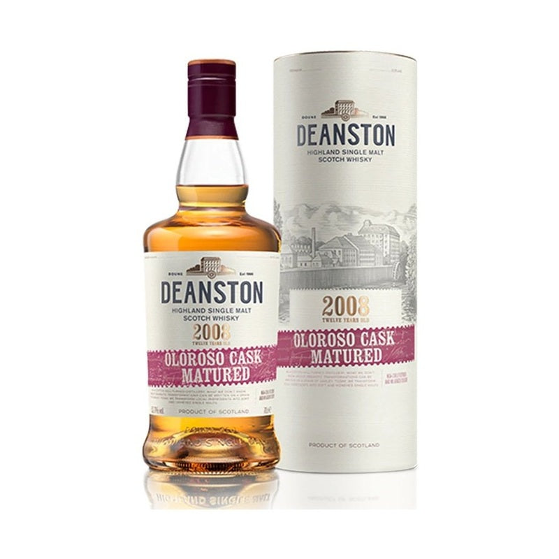Deanston 12 Year Old Oloroso Cask Matured 2008 Highland Single Malt Scotch Whisky - LoveScotch.com