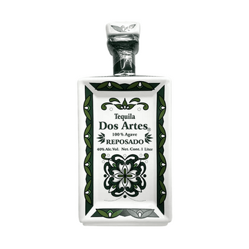 Dos Artes Reposado Green Bottle Tequila Liter - LoveScotch.com