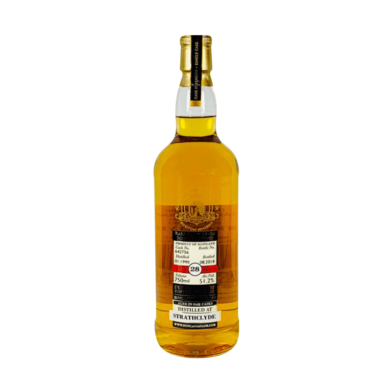 Duncan Taylor 28 Year Old Strathclyde 1990 Rare Auld Grain Scotch Whisky - LoveScotch.com