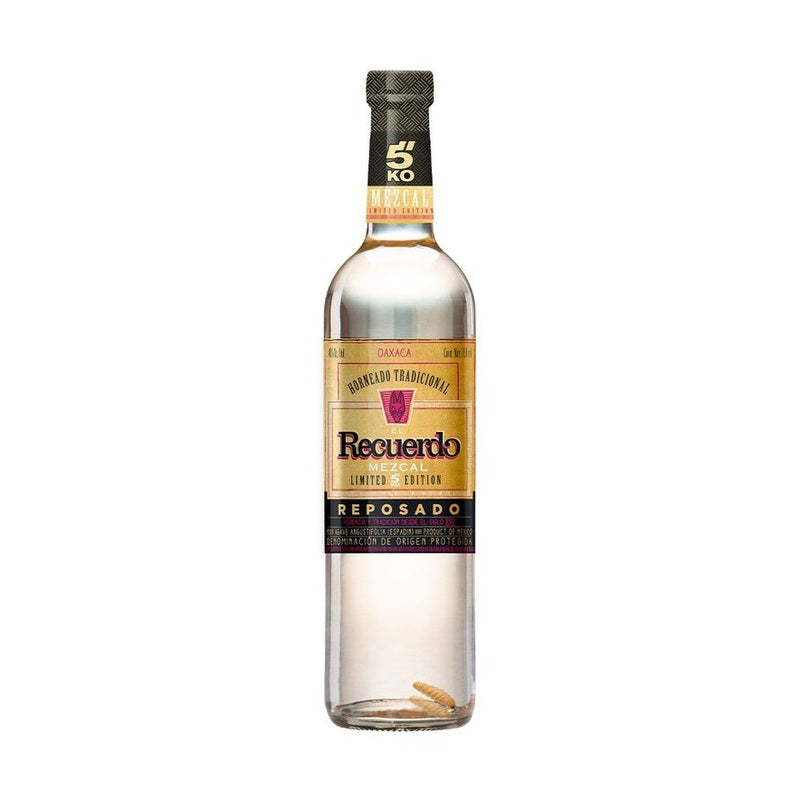 El Recuerdo 5'' Knock Out Reposado Mezcal Limited Edition - LoveScotch.com