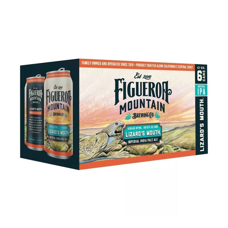 Figueroa Mountain Brew Co. Lizard's Mouth Imperial IPA Beer 6-Pack - LoveScotch.com