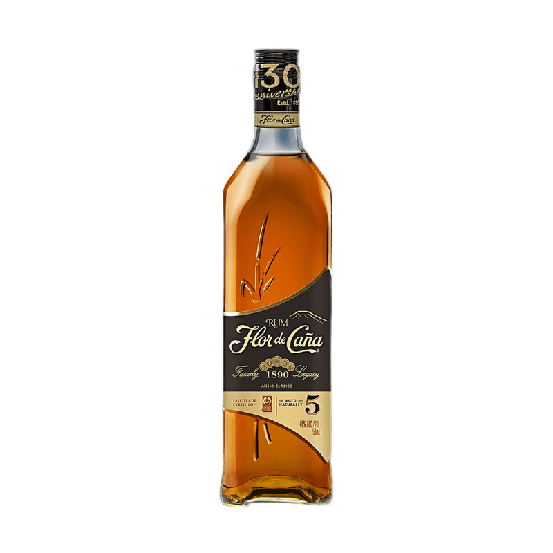 Flor De Cana 5 Year Old Anejo Clasico Rum - LoveScotch.com