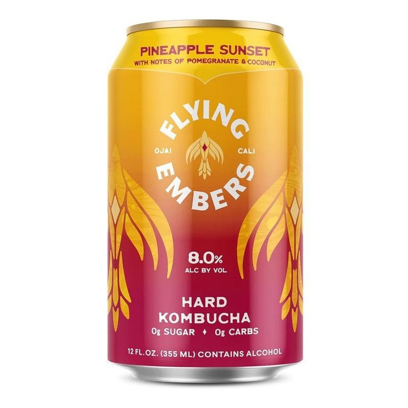 Flying Embers Pineapple Sunset Hard Kombucha 6-Pack - LoveScotch.com