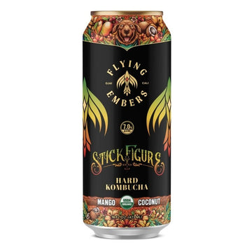 Flying Embers Mango-Coconut Hard Kombucha 12-Pack - LoveScotch.com