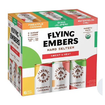 Flying Embers Sweet & Heat Hard Seltzer Variety 6-Pack - LoveScotch.com