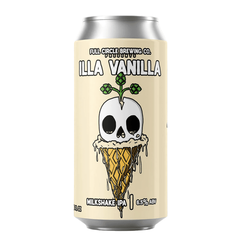 Full Circle Brewing Co. Illa Vanilla Milkshake IPA Beer 6-Pack - LoveScotch.com