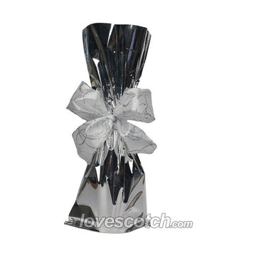 Gift Bag - Silver Mylar - LoveScotch.com