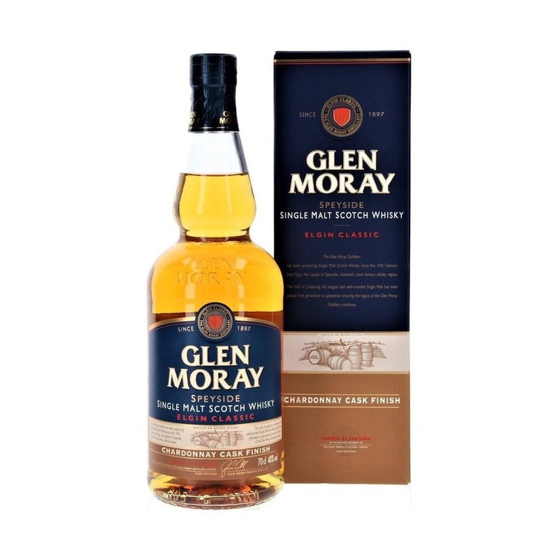 Glen Moray Classic Chardonnay Cask Finish Speyside Single Malt Scotch Whisky - LoveScotch.com