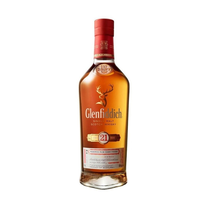 Glenfiddich 21 Year Old Reserva Rum Cask Finish Single Malt Scotch Whisky - LoveScotch.com