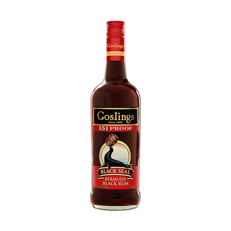 Goslings Black Seal 151 Proof Bermuda Black Rum - LoveScotch.com