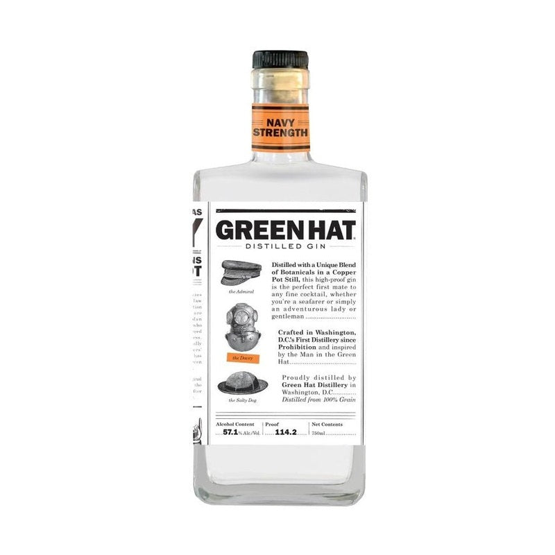 Green Hat Navy Strength Gin - LoveScotch.com