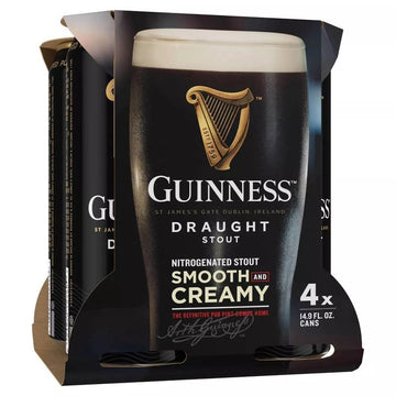 Guinness Draught Stout Beer 4-Pack - LoveScotch.com