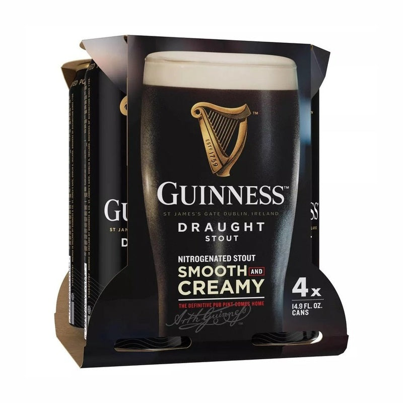 Guinness Draught Stout Beer 4-Pack - LoveScotch.com