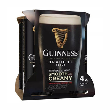 Guinness Draught Stout Beer 4-Pack - LoveScotch.com