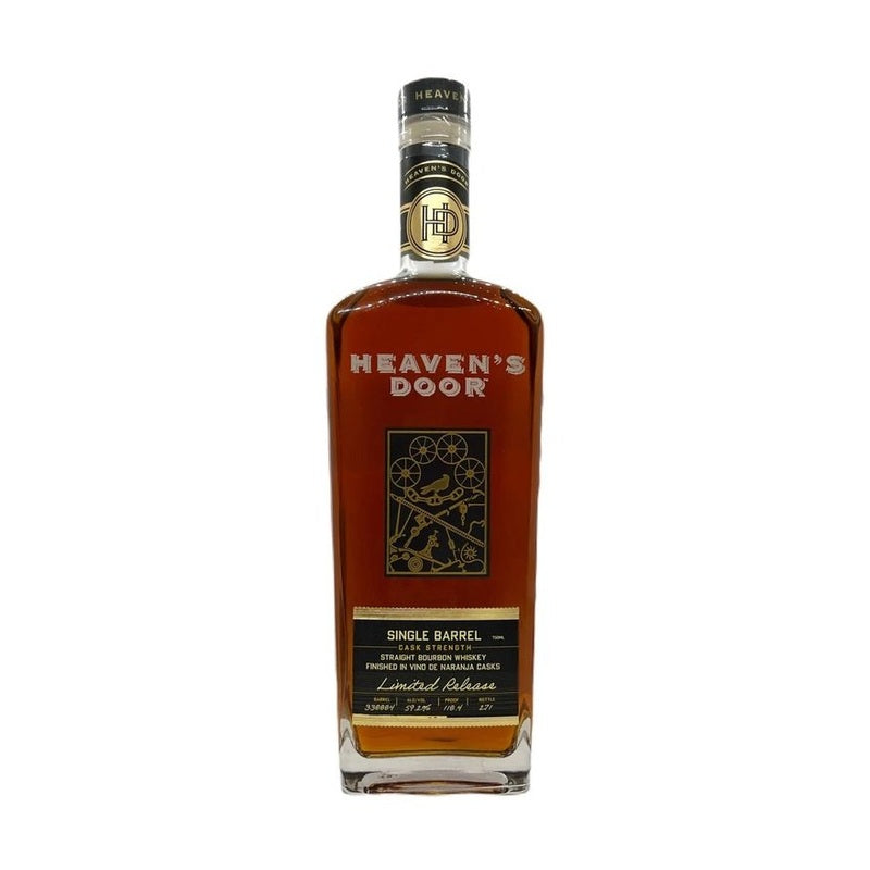 Heaven's Door Single Barrel Cask Strength Vino de Naranja Casks Finish Straight Bourbon Whiskey - LoveScotch.com